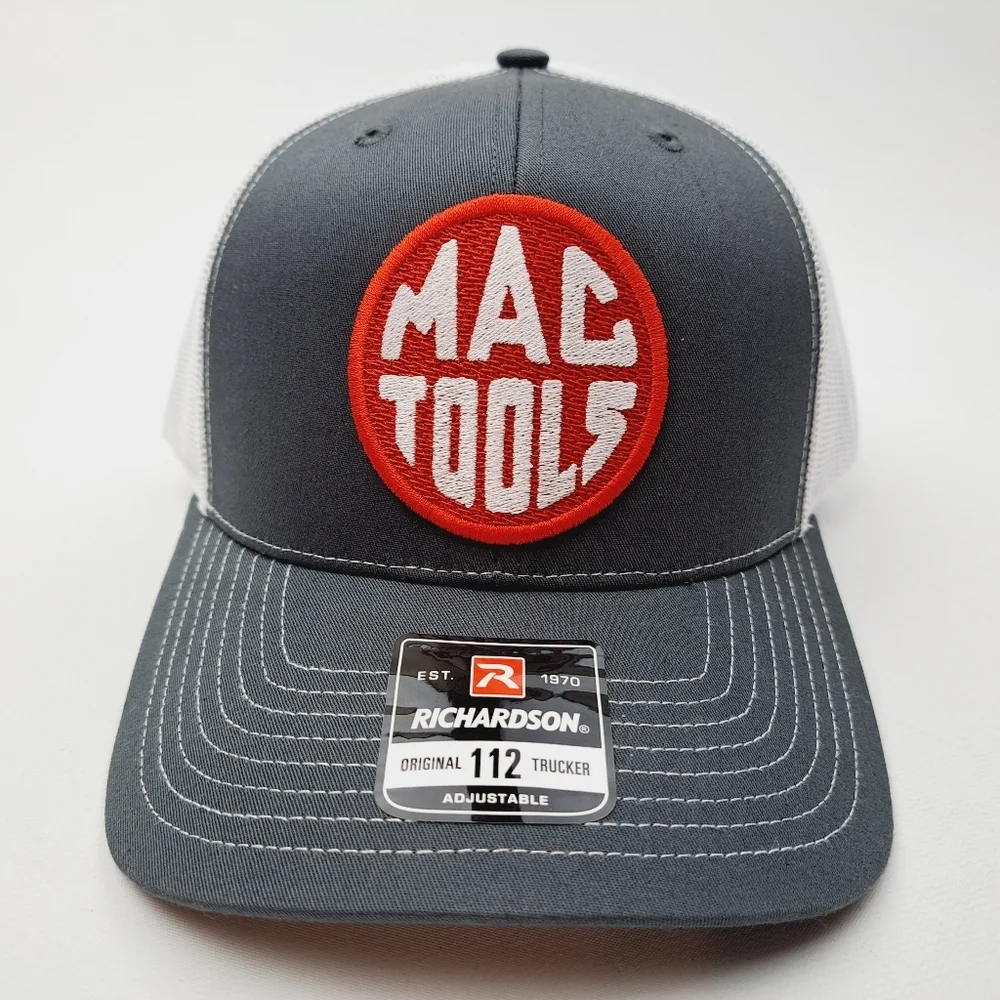 MAC Tools Richardson 112 Trucker Embroidered Patch Mesh Snapback Cap Hat…